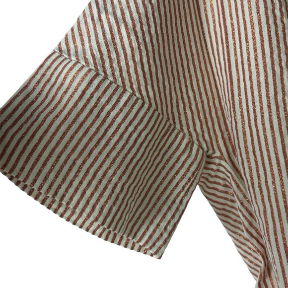 Zara Trafaluc Striped Wrap Style Top - Picture 6 of 7